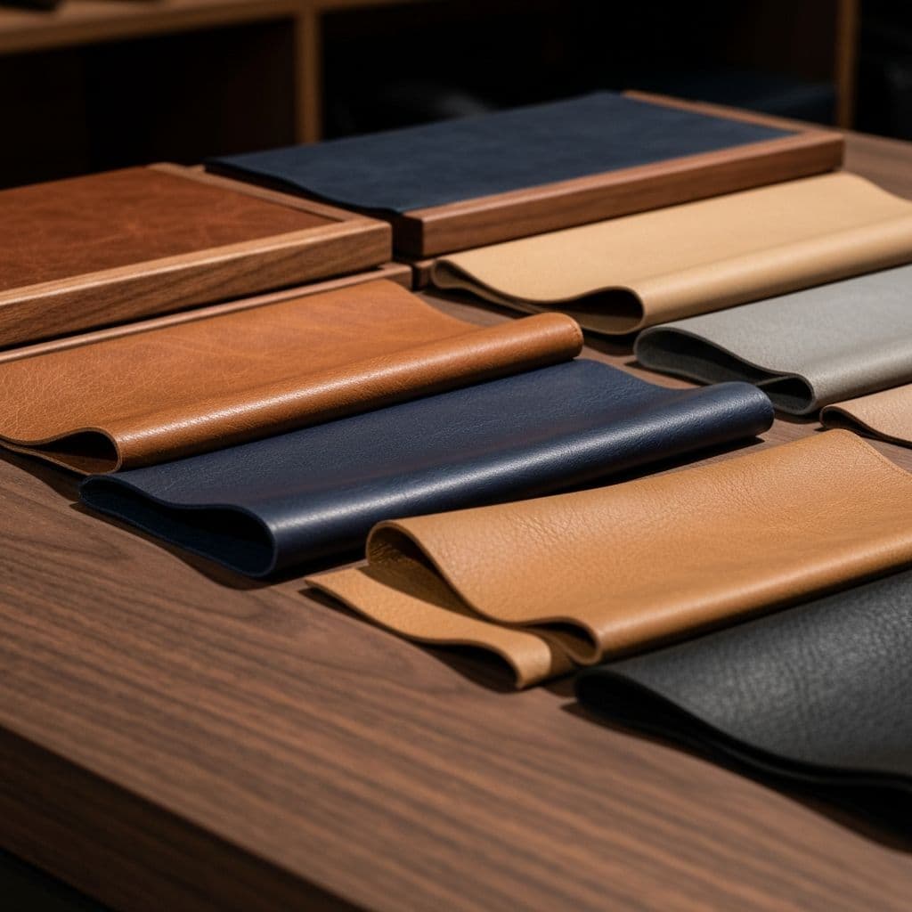 Premium leather samples