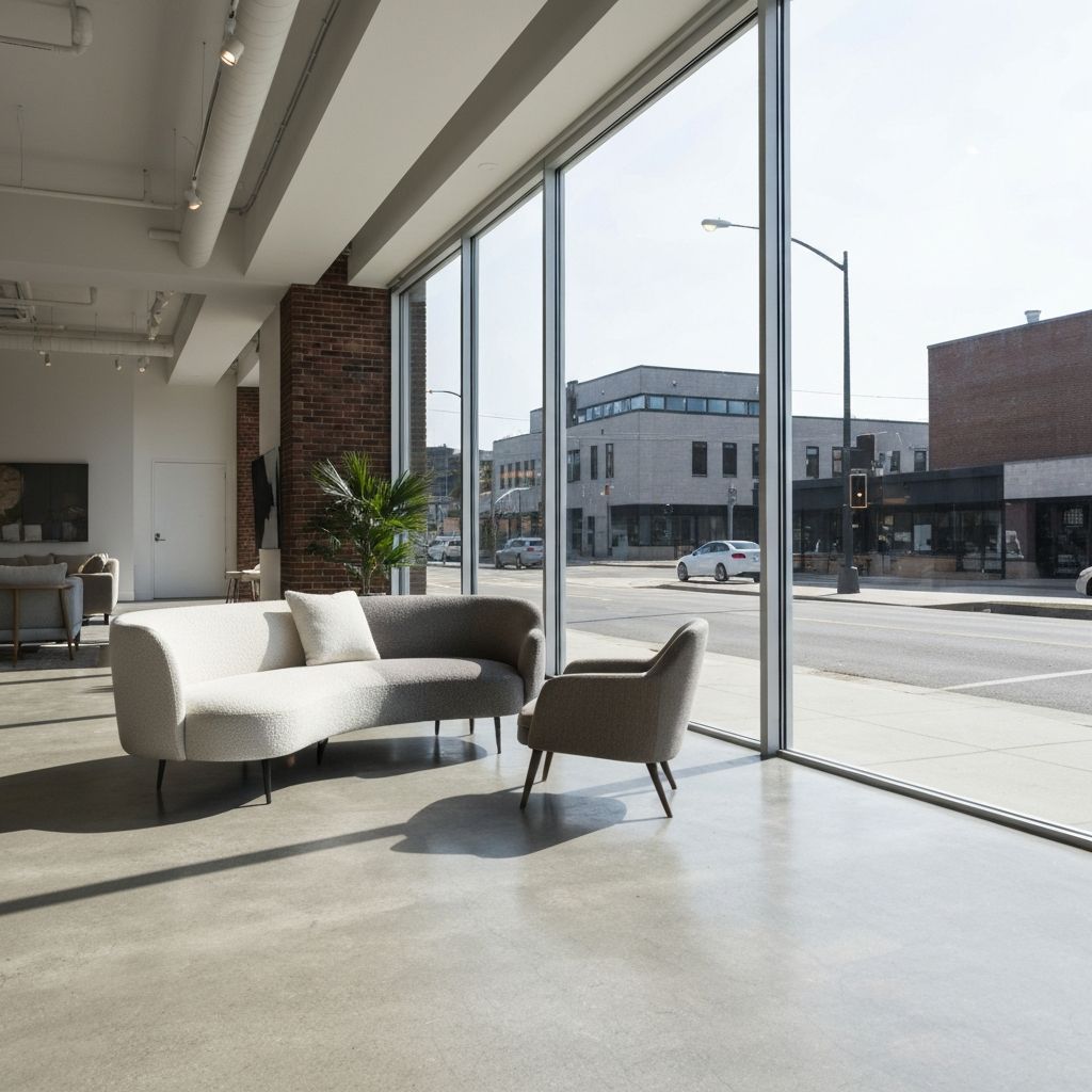 Showroom window display